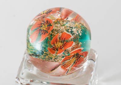 Lampwork Flowery Murrini Bead