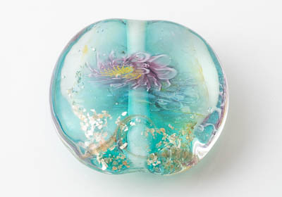 Lampwork Flowery Murrini "Lilly" Bead