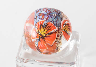 Lampwork Flowery Bead