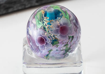 Lampwork Flowery Bead