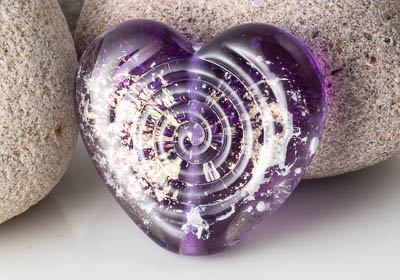 Lampwork Heart Bead