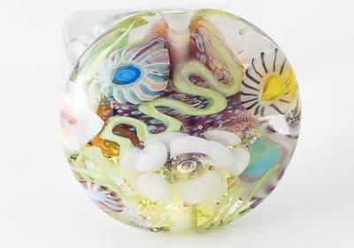 Lampwork Flowery Murrini Bead