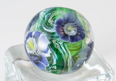 Lampwork Flowery Murrini Bead