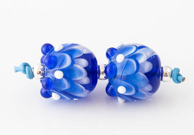 Lampwork Dahlia Beads