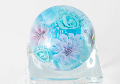 Lampwork Flowery Murrini Bead