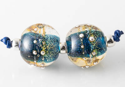 Dichroic Lampwork Beads