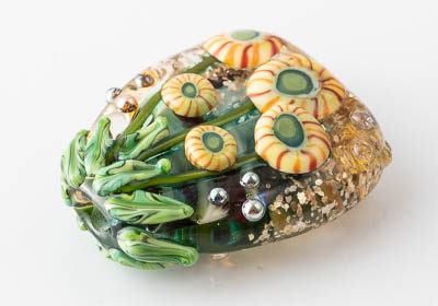 Lampwork Flowery Murrini Bead