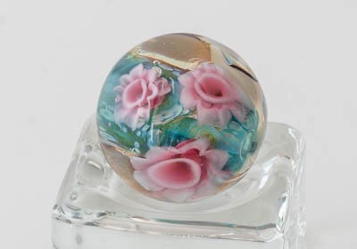 Lampwork Flowery Murrini Bead