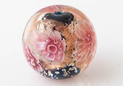 Lampwork Flowery Bead