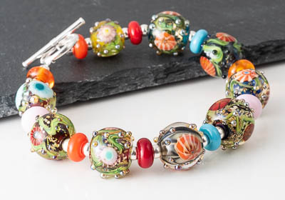 Lampwork Murrini Bracelet