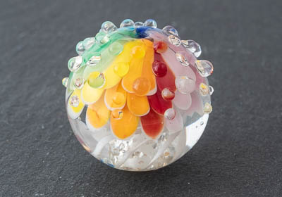 Large Lampwork Dahlia Bead