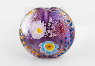 Lampwork Flowery Murrini Bead