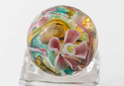 Lampwork Flowery Murrini Bead