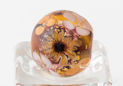 Lampwork Flowery Murrini Bead