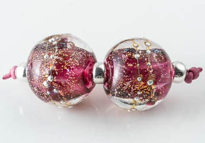 Dichroic Lampwork Beads