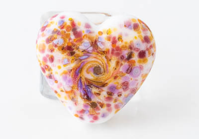 Lampwork Heart Bead