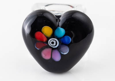 Lampwork Heart Bead