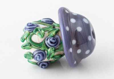 Toadstool Lampwork Bead