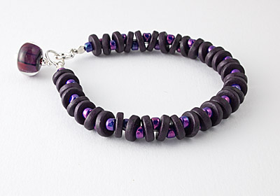 Purple Ceramic Bracelet