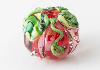 Lampwork Pumpkin Bead