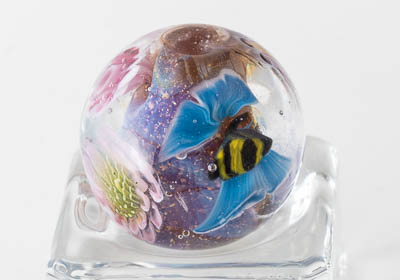 Lampwork Flowery Murrini Bead