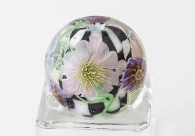 Lampwork Flowery Murrini Bead