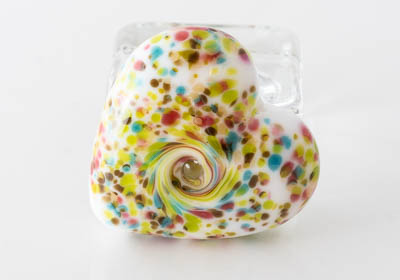 Lampwork Heart Bead