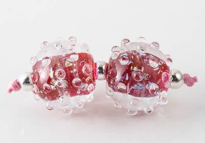 Dichroic Lampwork Beads