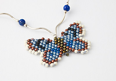 "Alcon Blue Butterfly" Necklace