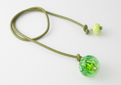 Green Dahlia Bookmark