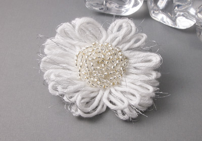 Frosty Flower Brooch