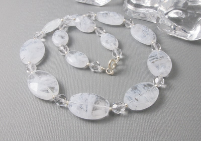 "Cloud" Beaded Necklace