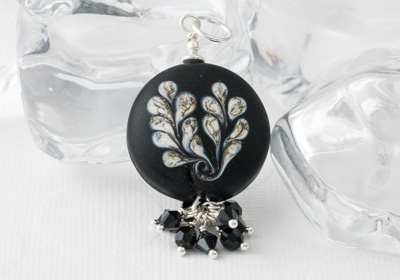 Black Leaf Pendant