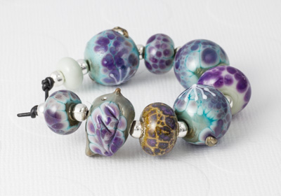 Dandelion Seed Lampwork Bead Collection