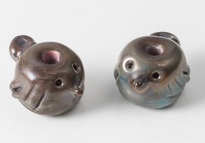 Lampwork Bird Beads