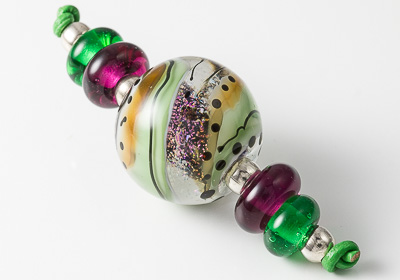 Dichroic Lampwork Bead Set