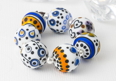 Graphics Lampwork Beads