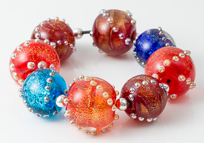 Dichroic Lampwork Bead Collection
