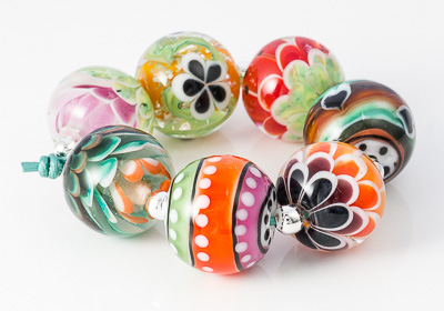 Bright Lampwork Bead Collection