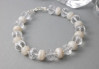 Crystal Lampwork Bracelet