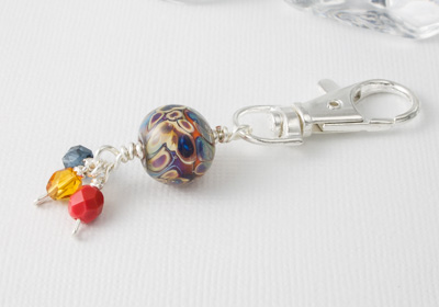 Multi-coloured Handbag Charm