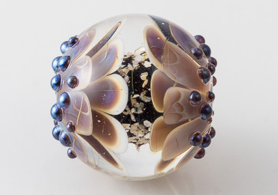 Dahlia Lampwork Bead