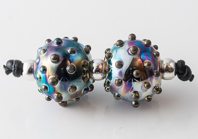 Metallic Lampwork Beads