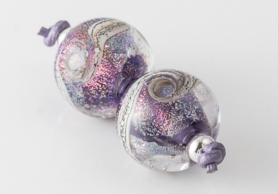 Dichroic Lampwork Beads