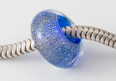 Dichroic Lampwork Charm Bead