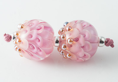 Lampwork Dahlia Beads