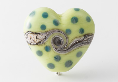 Lampwork Heart Bead