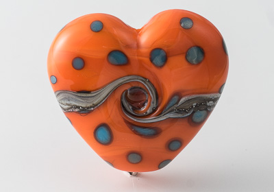 Lampwork Heart Bead