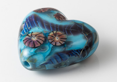 Lampwork Heart Bead