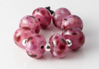 Pink Fritty Beads